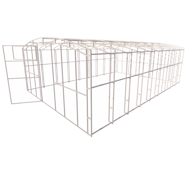 Каркас теплицы Прямостенная 20x20 мм 4x6 м