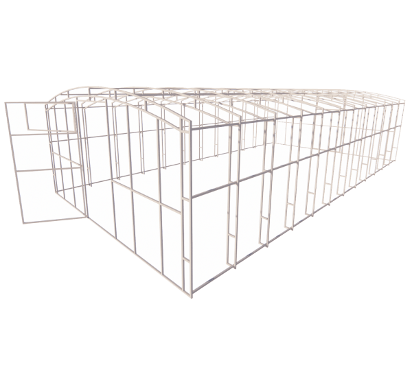 Каркас теплицы Прямостенная 20x20 мм 4x8 м